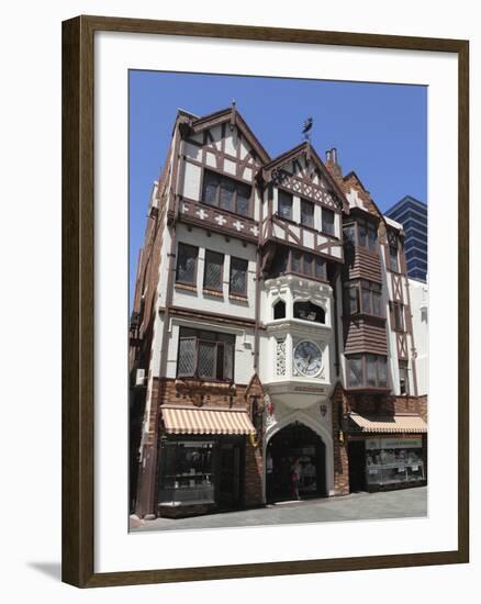 London Court, a Mock-Tudor Shopping Arcade, Built 1937, Hay Street, Perth, Western Australia, Austr-Stuart Forster-Framed Photographic Print