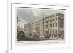 London Custom House-Thomas H Shepherd-Framed Premium Giclee Print