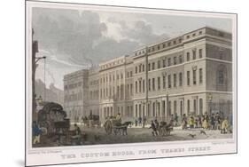 London Custom House-Thomas H Shepherd-Mounted Premium Giclee Print