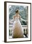 London Debutante Julia Williamson on Balcony of Hyde Park Hotel, London, 1957-Mark Kauffman-Framed Photographic Print