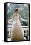 London Debutante Julia Williamson on Balcony of Hyde Park Hotel, London, 1957-Mark Kauffman-Framed Stretched Canvas