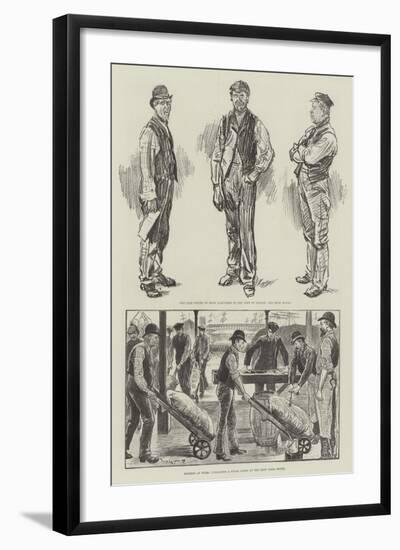 London Dock Strike of 1889-William Douglas Almond-Framed Giclee Print