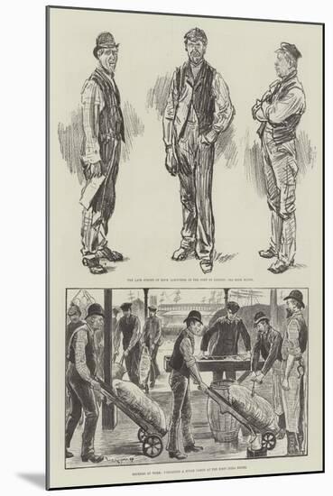 London Dock Strike of 1889-William Douglas Almond-Mounted Giclee Print