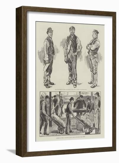 London Dock Strike of 1889-William Douglas Almond-Framed Giclee Print