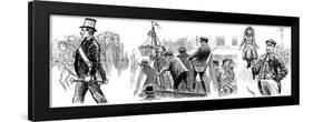 London Dockers' Strike, September 1889-null-Framed Giclee Print