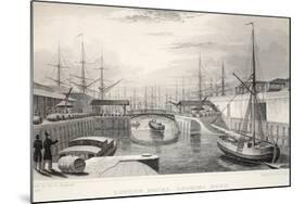 London Docks-Thomas Hosmer Shepherd-Mounted Giclee Print