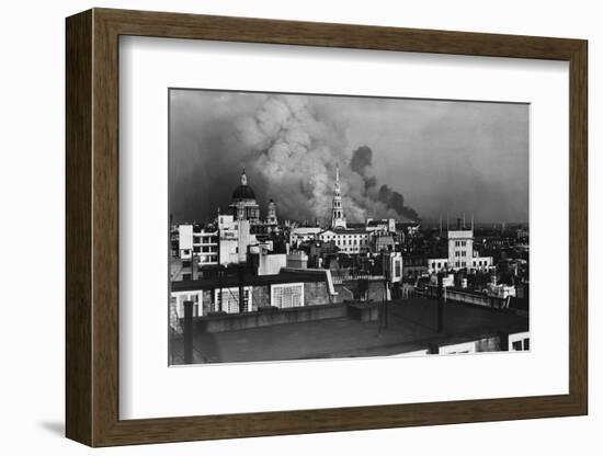 London During Blitz, September 1940-null-Framed Photographic Print