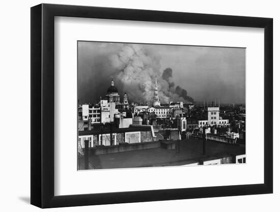 London During Blitz, September 1940-null-Framed Photographic Print