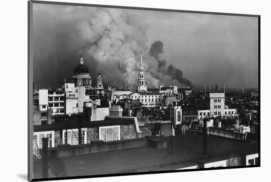 London During Blitz, September 1940-null-Mounted Photographic Print