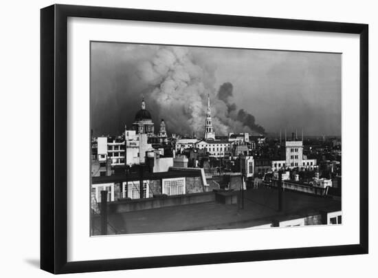 London During Blitz, September 1940-null-Framed Photographic Print