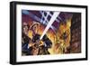 London During the Blitz-Harry Green-Framed Giclee Print