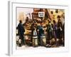 London During the Blitz-English School-Framed Giclee Print