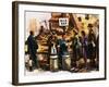 London During the Blitz-English School-Framed Giclee Print