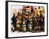 London During the Blitz-English School-Framed Giclee Print