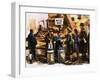 London During the Blitz-English School-Framed Giclee Print