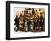 London During the Blitz-English School-Framed Giclee Print