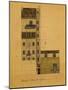 London, Elevation of Proposed Studio in Glebe Place and Upper Cheyne Walk, 1920-Charles Rennie Mackintosh-Mounted Giclee Print