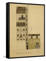 London, Elevation of Proposed Studio in Glebe Place and Upper Cheyne Walk, 1920-Charles Rennie Mackintosh-Framed Stretched Canvas