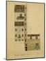 London, Elevation of Proposed Studio in Glebe Place and Upper Cheyne Walk, 1920-Charles Rennie Mackintosh-Mounted Giclee Print