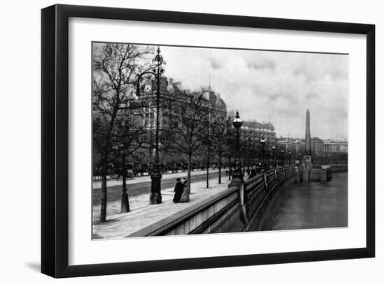 London, Embankment-null-Framed Art Print