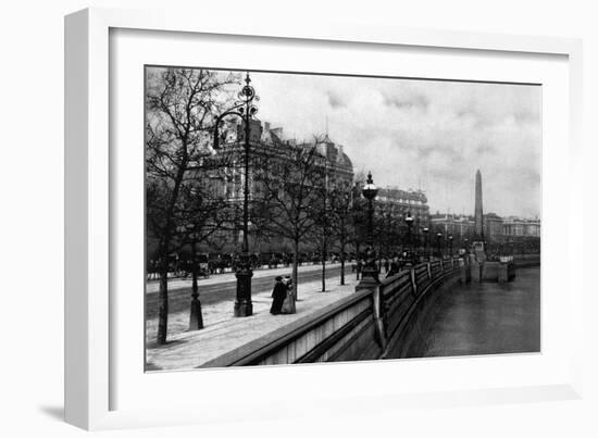 London, Embankment-null-Framed Art Print