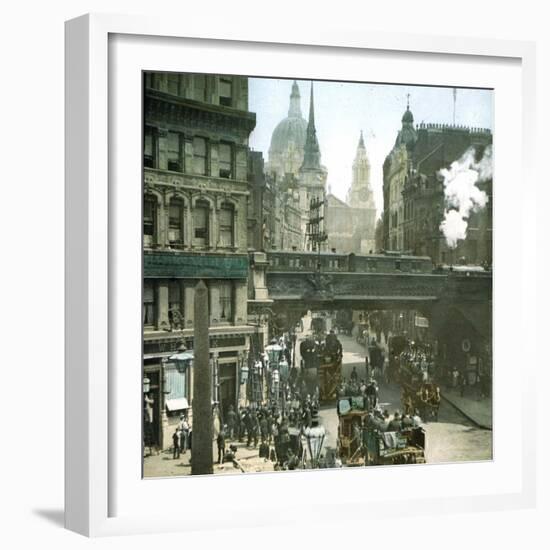 London (England), Ludgate Hill-Leon, Levy et Fils-Framed Photographic Print