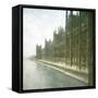 London (England), Perspective of the Parliament-Leon, Levy et Fils-Framed Stretched Canvas