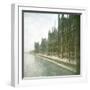 London (England), Perspective of the Parliament-Leon, Levy et Fils-Framed Photographic Print