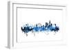 London England Skyline-Michael Tompsett-Framed Premium Giclee Print