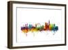 London England Skyline-Michael Tompsett-Framed Art Print