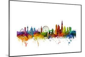 London England Skyline-Michael Tompsett-Mounted Art Print