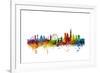 London England Skyline-Michael Tompsett-Framed Art Print