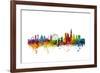 London England Skyline-Michael Tompsett-Framed Art Print