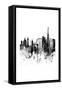 London England Skyline-Michael Tompsett-Framed Stretched Canvas