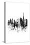 London England Skyline-Michael Tompsett-Stretched Canvas