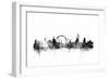 London England Skyline-Michael Tompsett-Framed Art Print