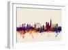 London England Skyline-Michael Tompsett-Framed Art Print