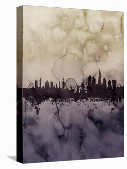 London England Skyline-Michael Tompsett-Stretched Canvas