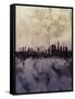 London England Skyline-Michael Tompsett-Framed Stretched Canvas