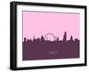 London England Skyline-Michael Tompsett-Framed Art Print