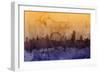 London England Skyline-Michael Tompsett-Framed Art Print