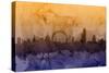 London England Skyline-Michael Tompsett-Stretched Canvas