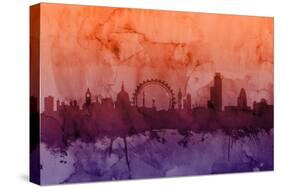 London England Skyline-Michael Tompsett-Stretched Canvas