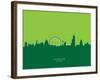 London England Skyline-Michael Tompsett-Framed Art Print