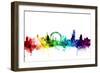 London England Skyline-Michael Tompsett-Framed Art Print