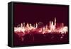 London England Skyline-Michael Tompsett-Framed Stretched Canvas