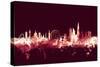 London England Skyline-Michael Tompsett-Stretched Canvas