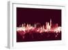 London England Skyline-Michael Tompsett-Framed Premium Giclee Print