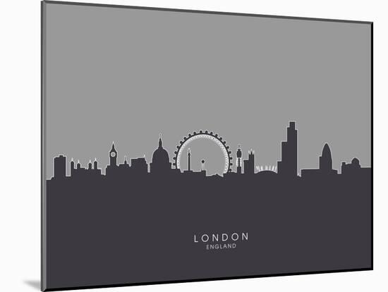 London England Skyline-Michael Tompsett-Mounted Art Print