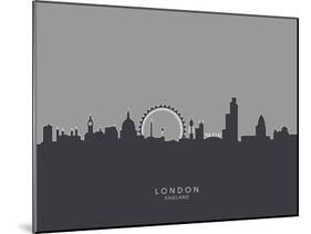 London England Skyline-Michael Tompsett-Mounted Art Print